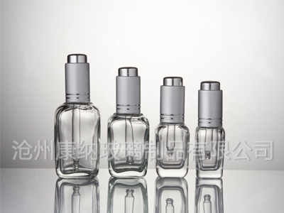 透明方形精油瓶-方形玻璃精油瓶-棕色玻璃精油瓶