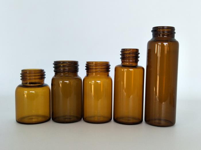 棕色螺口药用玻璃瓶-棕色螺口玻璃瓶