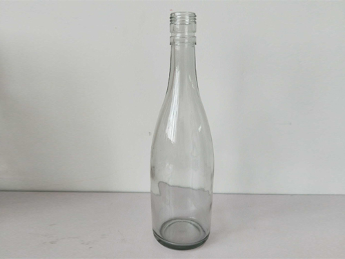 圆形玻璃酒瓶-透明玻璃酒瓶